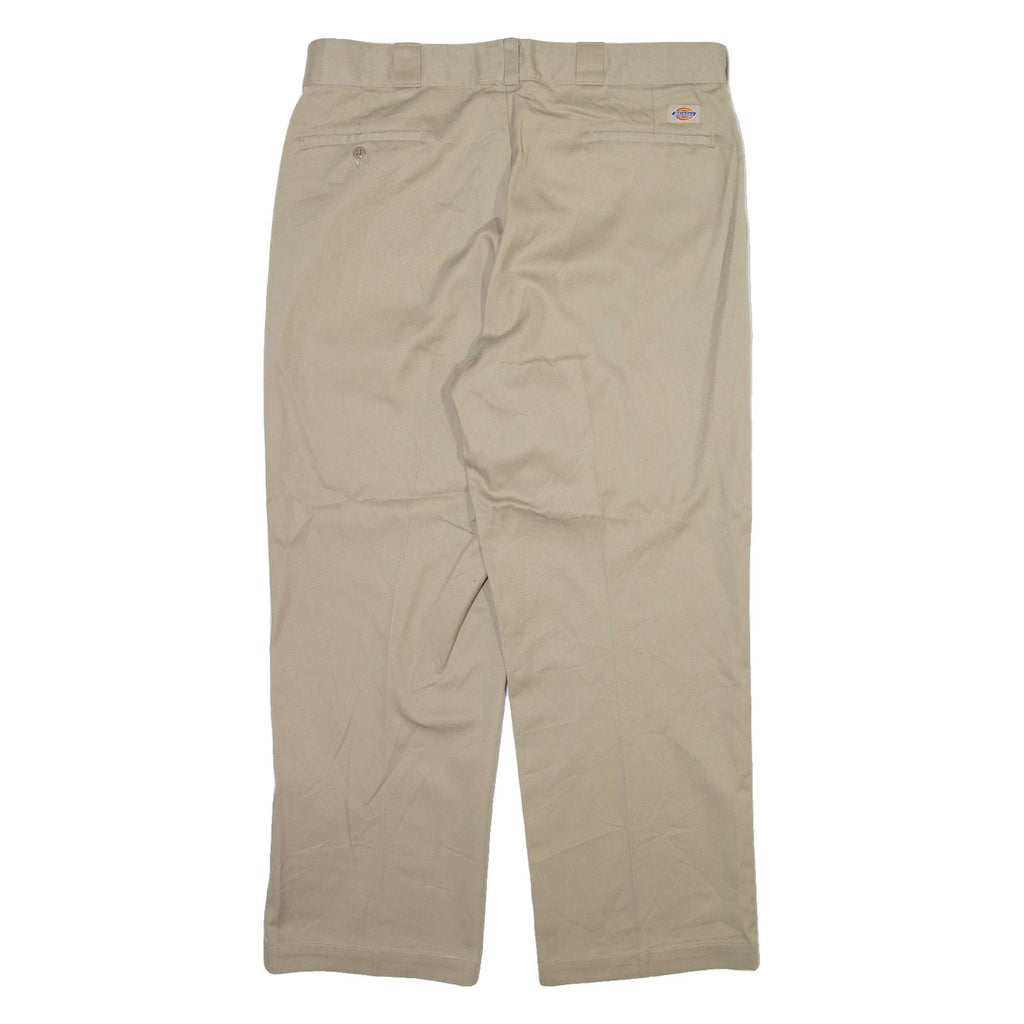 DICKIES Mens Trousers Beige Regular Straight W36 L28
