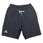 ADIDAS Mens Casual Shorts Grey Striped S W26