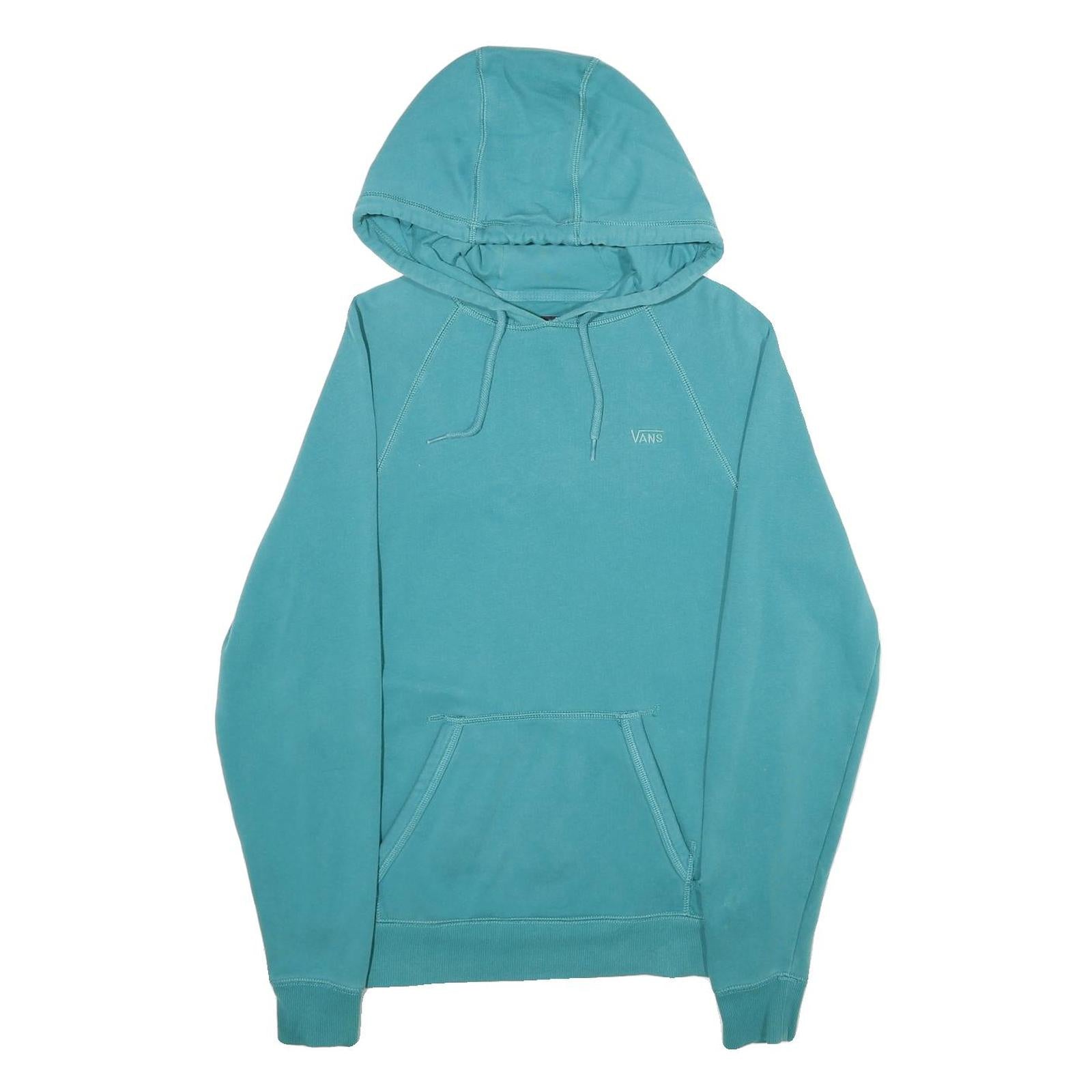 VANS Mens Blue Pullover Hoodie XS Casual Streetwear Skate Sweatshirt