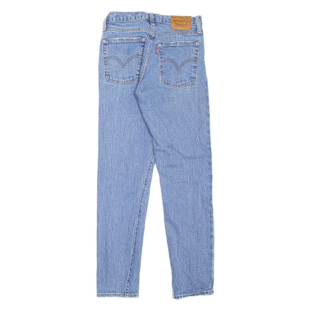 LEVI'S Wedgie BIG E Womens Jeans Blue Slim Skinny W24 L27