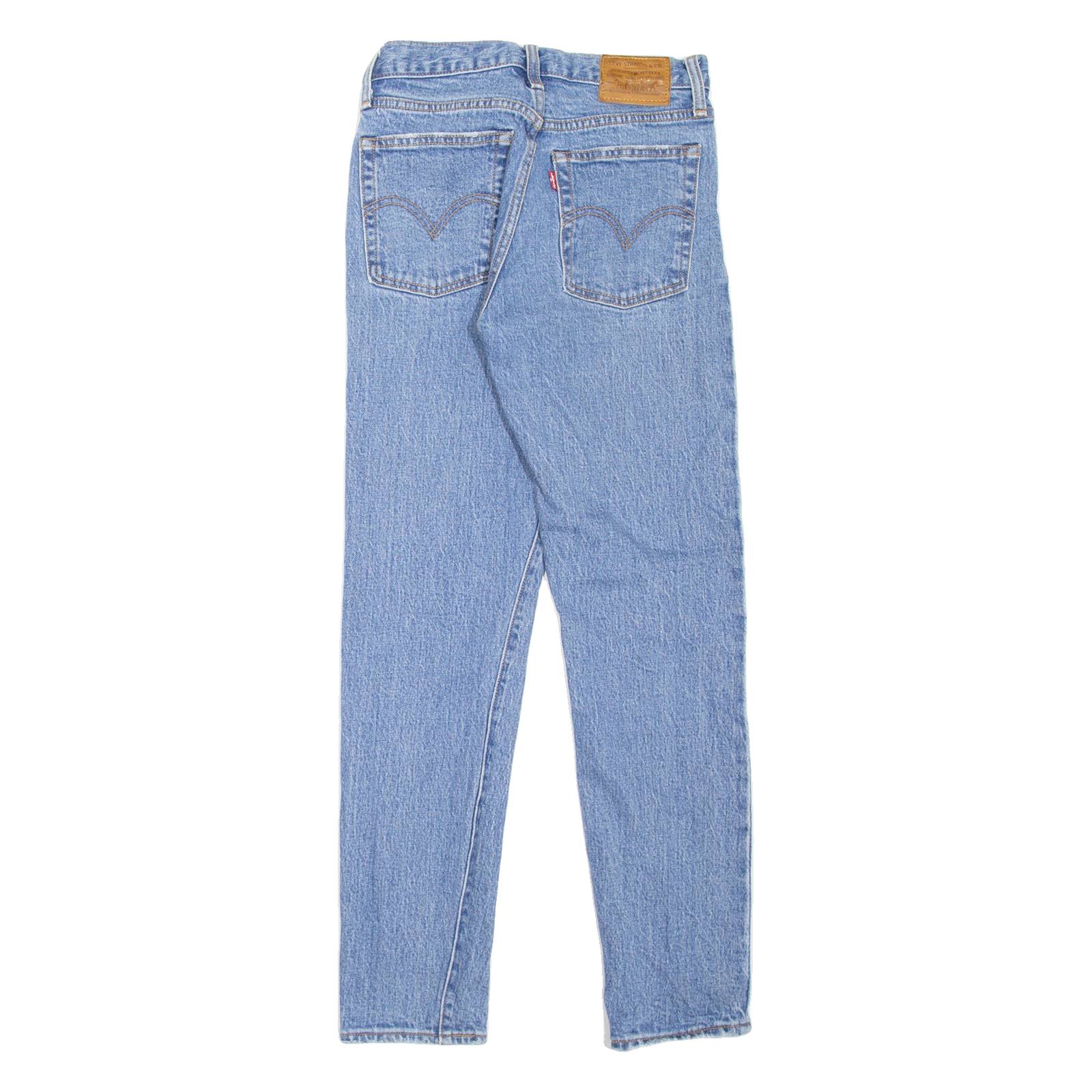 LEVI'S Wedgie BIG E Womens Jeans Blue Slim Skinny W24 L27