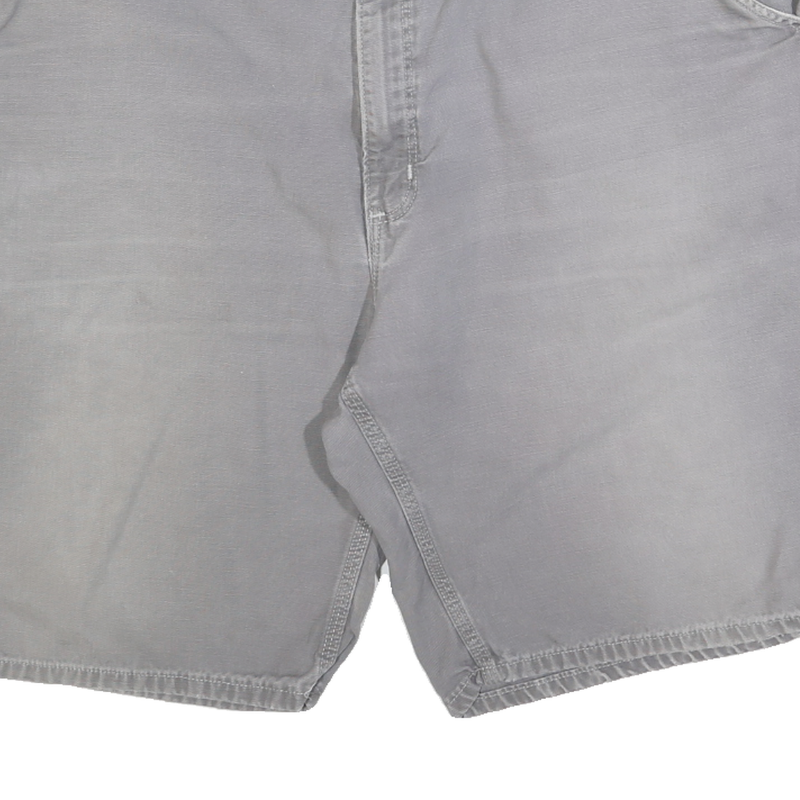 CARHARTT Mens Shorts Grey Casual Cargo Plain 2XL W42 Workwear Cotton Blend