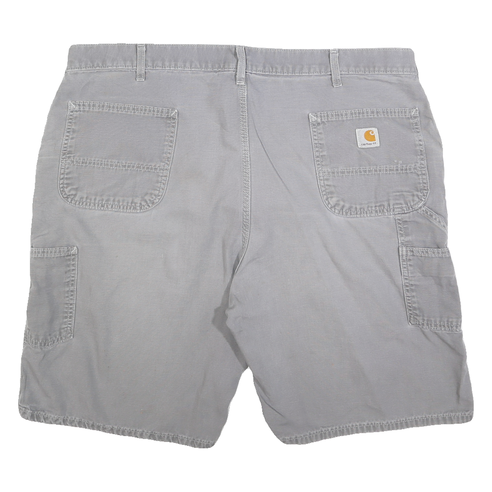 CARHARTT Mens Shorts Grey Casual Cargo Plain 2XL W42 Workwear Cotton Blend