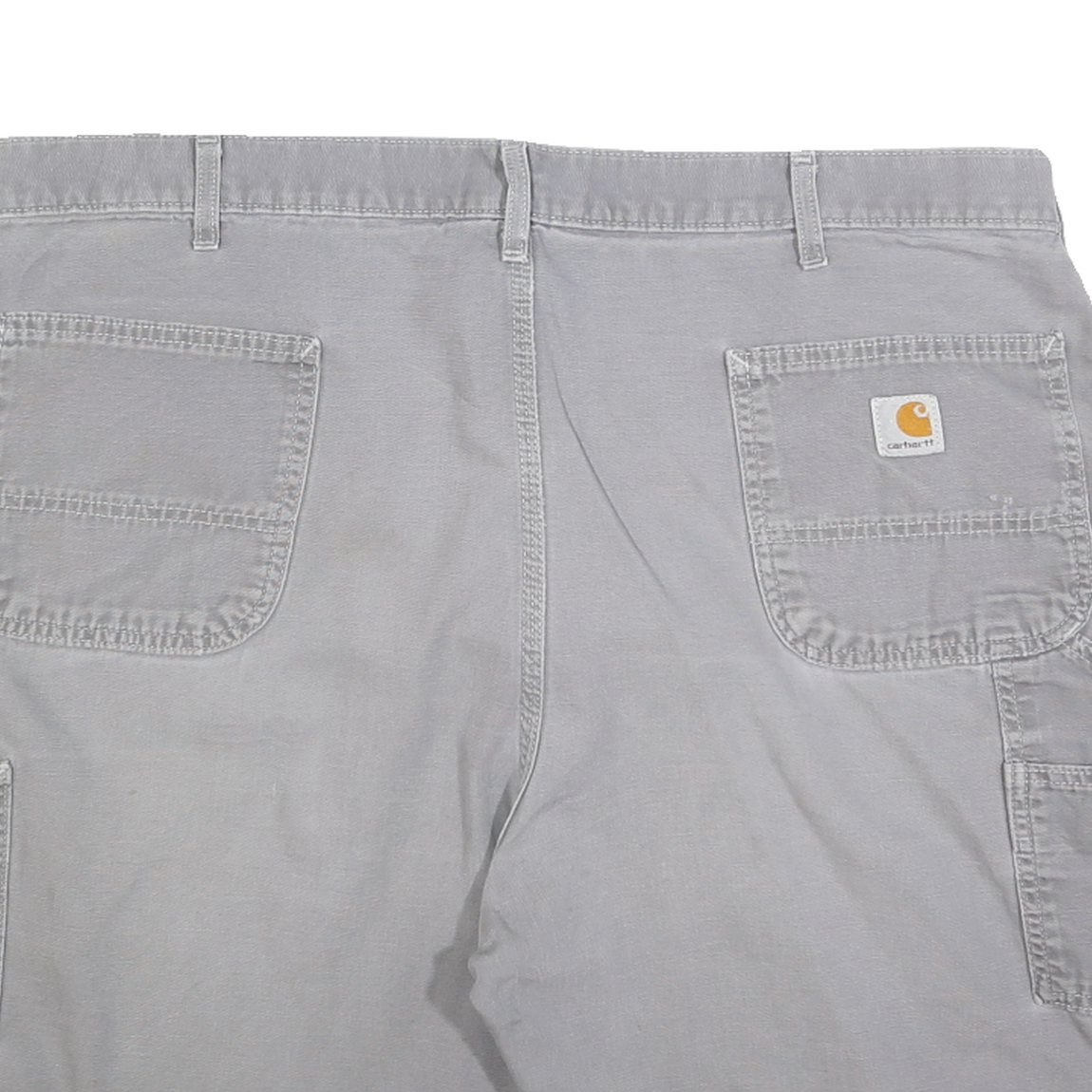 CARHARTT Mens Shorts Grey Casual Cargo Plain 2XL W42 Workwear Cotton Blend