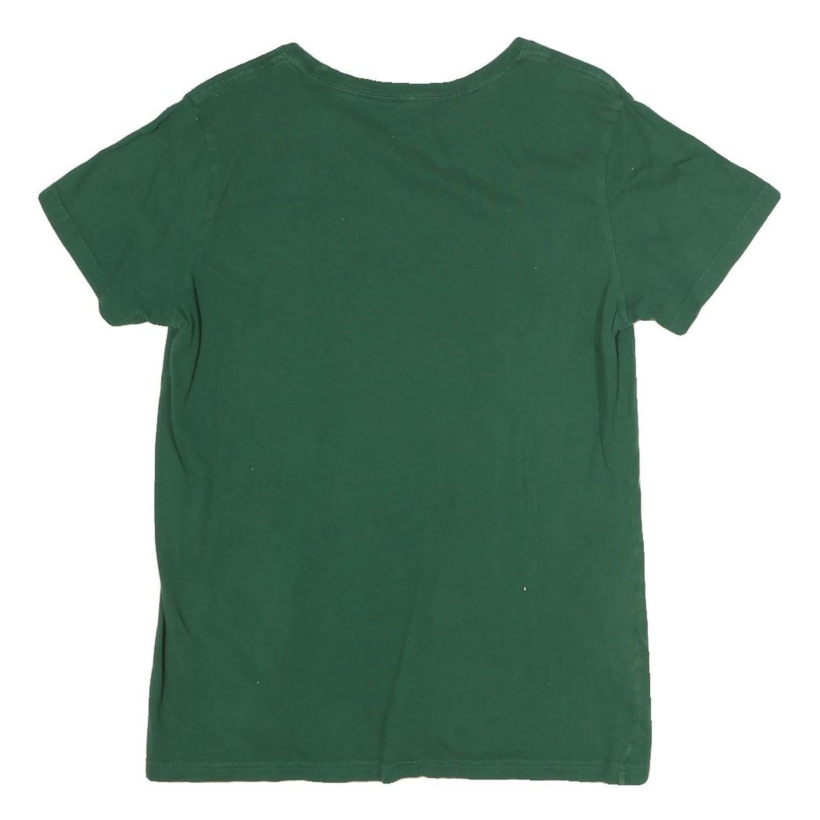 ADIDAS Womens Green Humboldt Volleyball T-Shirt L Short Sleeve Crew Neck Cotton