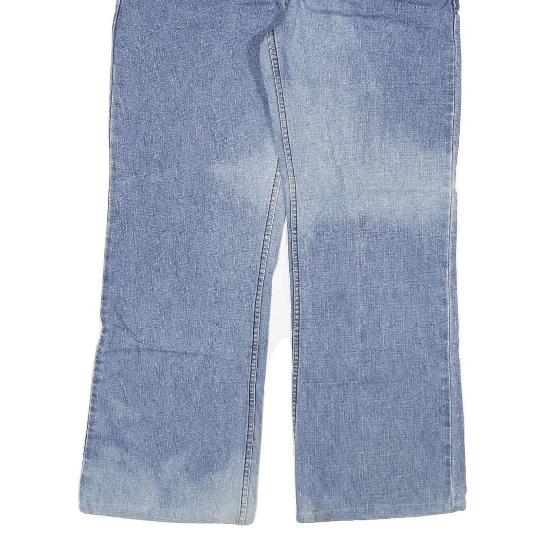 TNG Mens Blue Regular Fit Straight Denim Jeans W38 L30 Classic Cotton Blend Zip