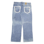 TNG Mens Blue Regular Fit Straight Denim Jeans W38 L30 Classic Cotton Blend Zip