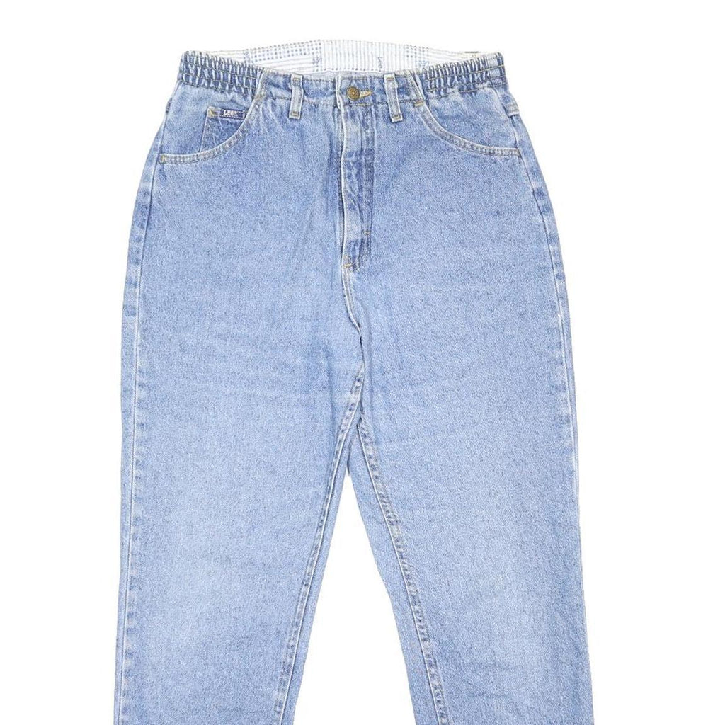 LEE Womens Slim Blue Denim Jeans W30 L30 Relaxed Fit Classic Cotton Blend Zip