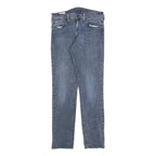 LEVI'S 511 BIG E Mens Slim Jeans Blue Denim W33 L32 Classic Cotton Blend Zip