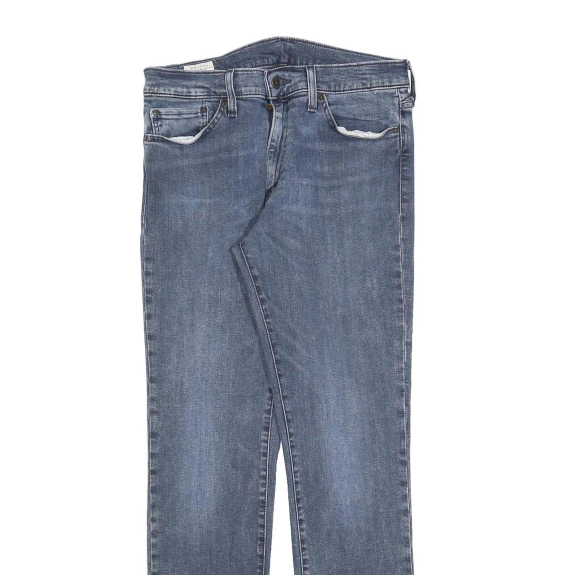 LEVI'S 511 BIG E Mens Slim Jeans Blue Denim W33 L32 Classic Cotton Blend Zip