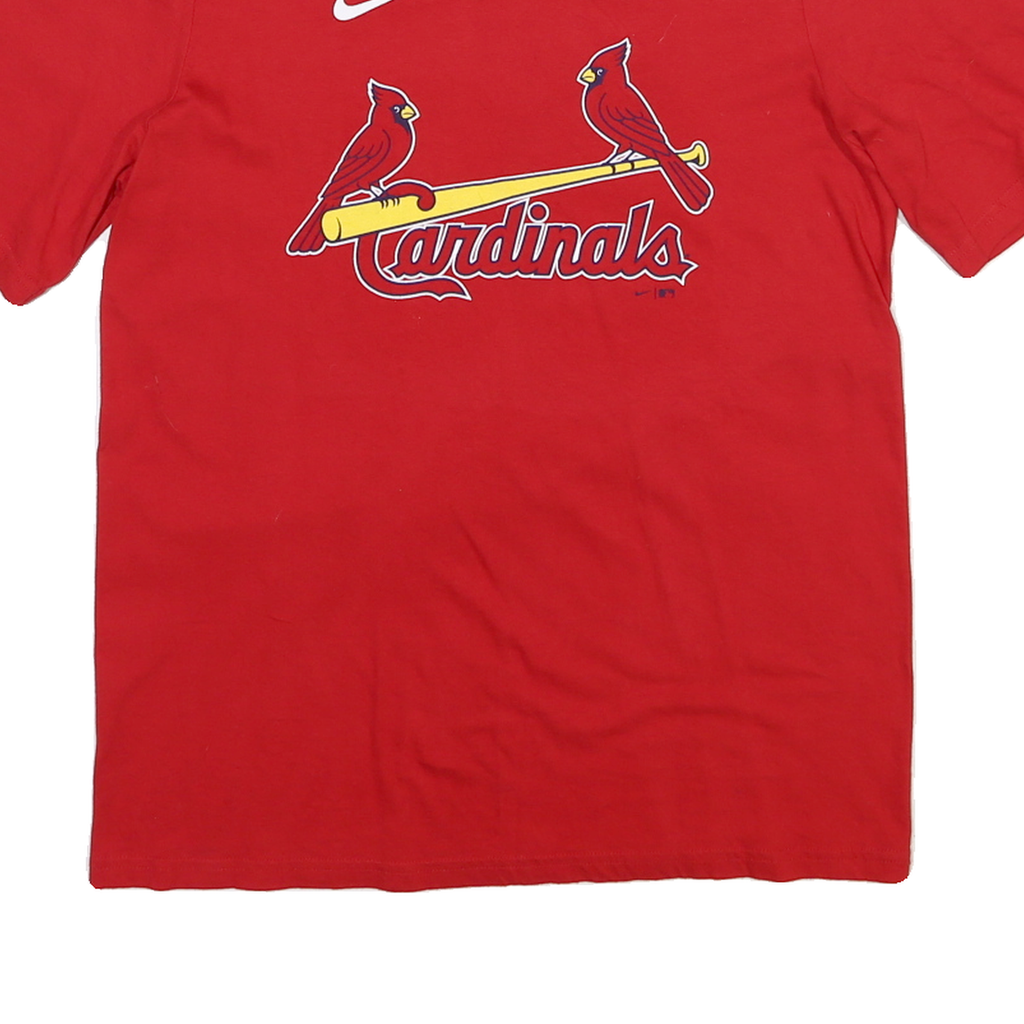 NIKE Womens Red Cardinals Baseball T-Shirt XL Short Sleeve Crew Neck Arena