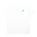 NIKE Mens White Classic T-Shirt M Short Sleeve Crew Neck Cotton Blend Jersey