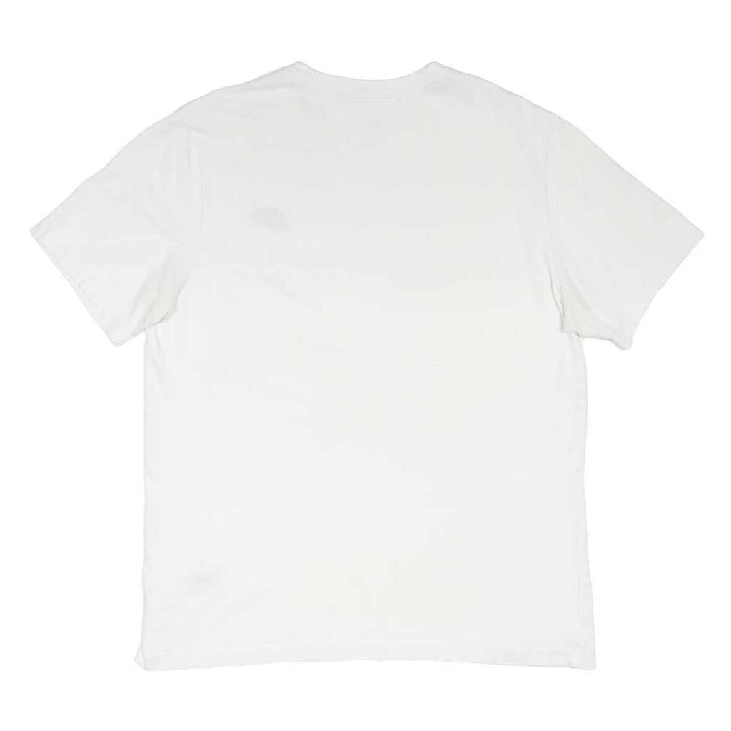 NIKE Mens White Classic T-Shirt M Short Sleeve Crew Neck Cotton Blend Jersey