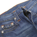 TRUE RELIGION Womens Slim Skinny Denim Medium Wash Jeans W28 L30 Stretch Zip