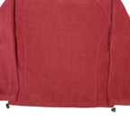 COLUMBIA Mens Red Jacket L Polyester Blend Plain Zip Outdoor Warm Casual