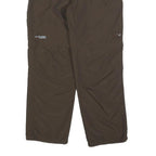 MAMMUT Womens Polyester Blend Brown Regular Straight Trousers W32 L30 Outdoor