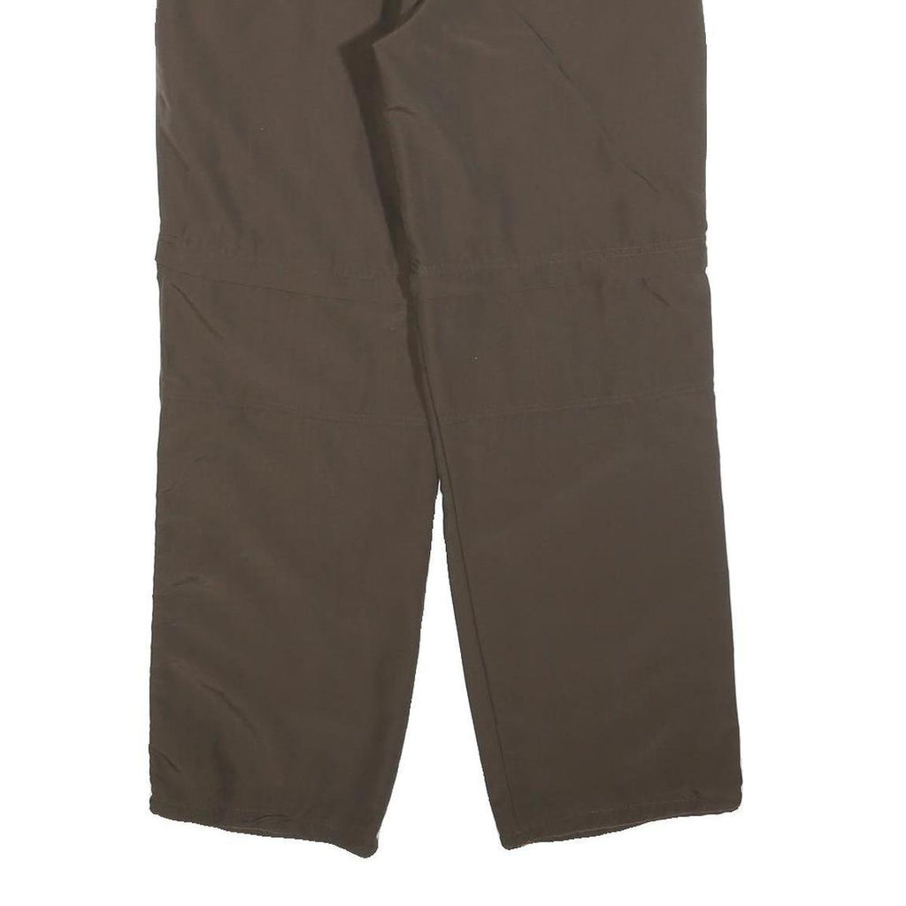 MAMMUT Womens Polyester Blend Brown Regular Straight Trousers W32 L30 Outdoor