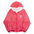RUSSELL ATHLETIC Morehead Football Mens Rain Jacket Red Nylon USA Hooded L