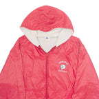 RUSSELL ATHLETIC Morehead Football Mens Rain Jacket Red Nylon USA Hooded L