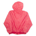 RUSSELL ATHLETIC Morehead Football Mens Rain Jacket Red Nylon USA Hooded L
