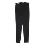 LEVI'S Womens Black Slim Skinny Denim W25 L27 Cotton Blend Zip Jeans