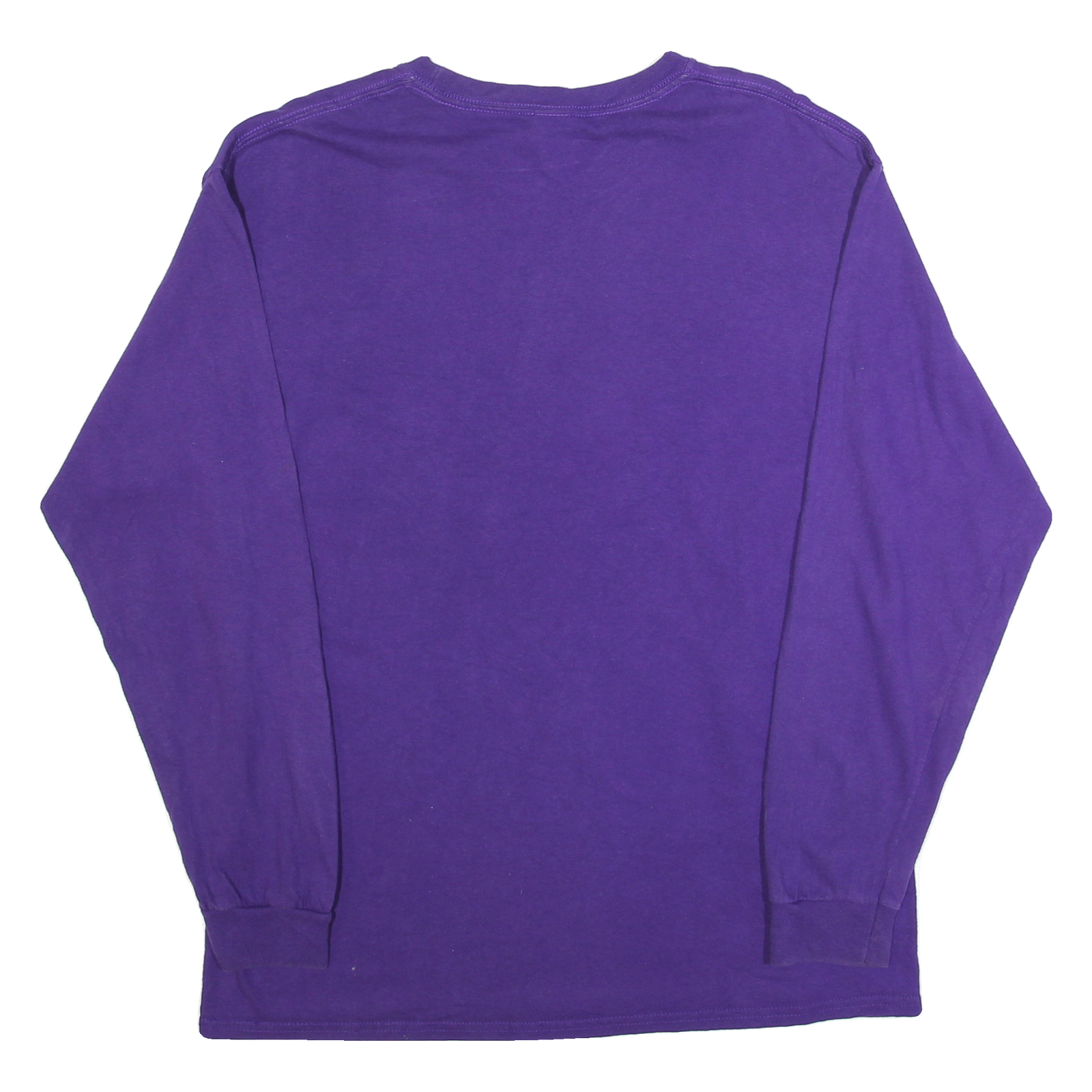 GILDAN Mens Purple San Francisco State Long Sleeve Crew Neck T-Shirt L Cotton