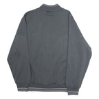 JOCKEY INTERNATIONAL Mens Bomber Jacket Grey Knit 90s L