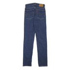 LEVI'S 724 Womens Jeans Blue Slim Skinny Denim Medium W24 L28 Skinny Fit