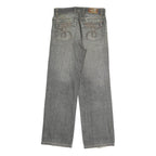 MR NEXT Mens Regular Fit Grey Denim Jeans W30 L29 Classic Style Zip Closure