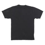 VANS Mens Black Classic Logo T-Shirt M Short Sleeve Crew Neck Cotton Blend