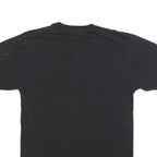 VANS Mens Black Classic Logo T-Shirt M Short Sleeve Crew Neck Cotton Blend