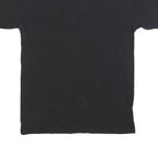VANS Mens Black Classic Logo T-Shirt M Short Sleeve Crew Neck Cotton Blend