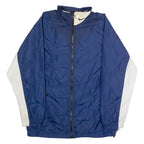 NIKE Mens Windbreaker Jacket Blue 90s Colourblock S