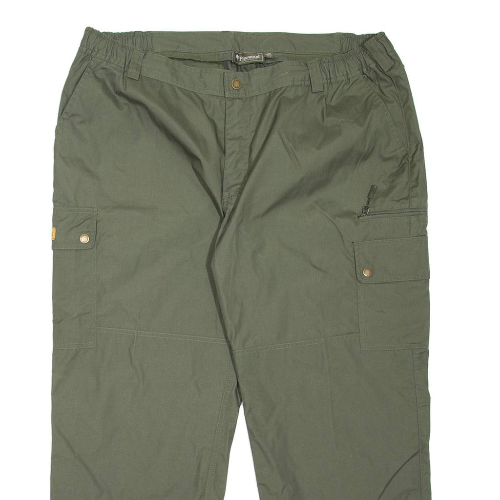 PINEWOOD Outdoor Mens Trousers Green Relaxed Tapered W40 L27