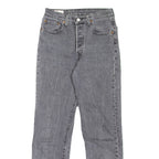 LEVI'S 501 Jeans Premium Womens Grey Regular Straight W25 L28