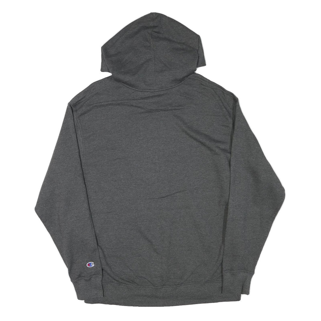 CHAMPION Mens Grey Pullover Hoodie XL Cotton Blend Casual Sportswear