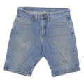 WRANGLER Mens Denim Blue Casual Shorts M W30 Classic Fit Cotton Blend