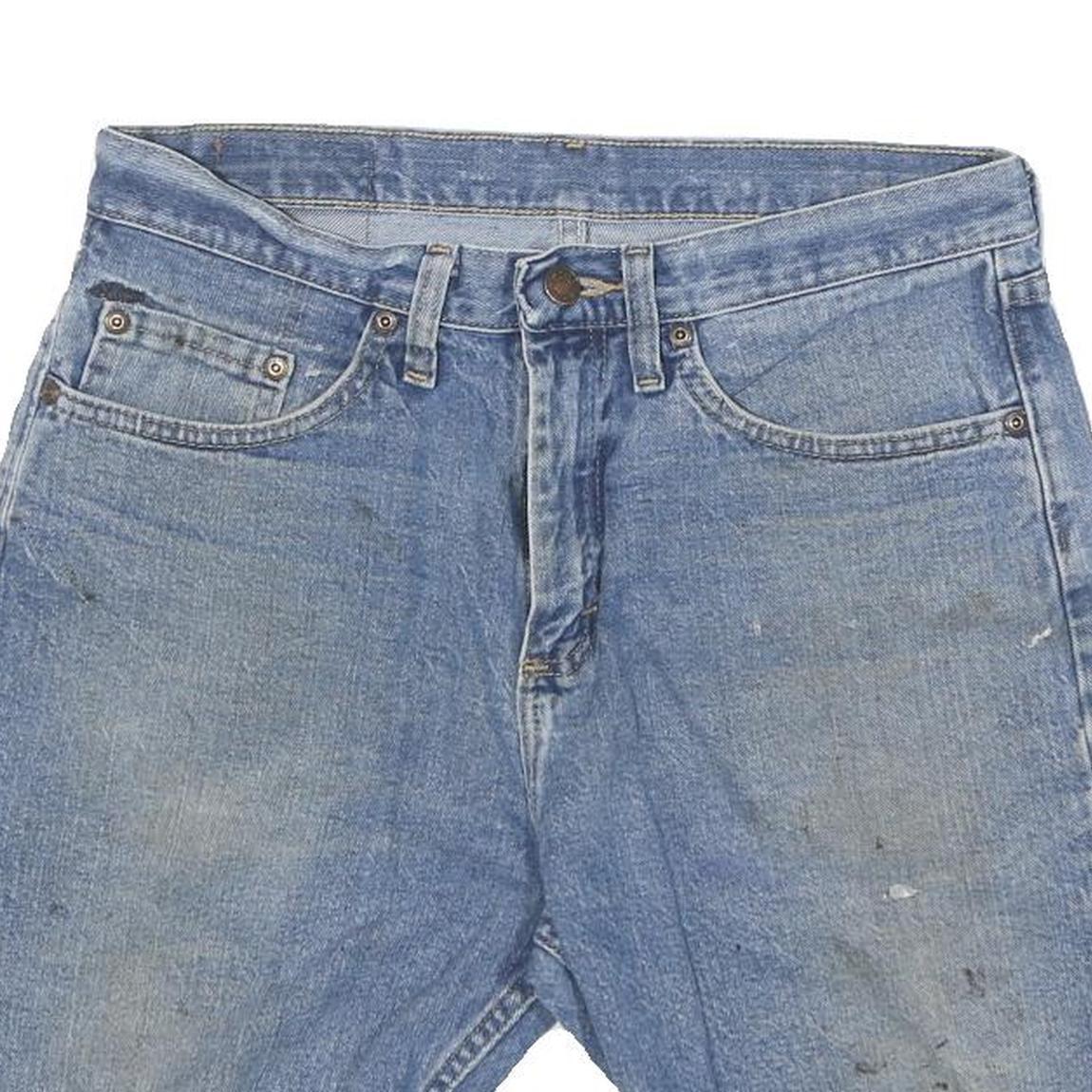 WRANGLER Mens Denim Blue Casual Shorts M W30 Classic Fit Cotton Blend
