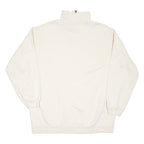 SWITCHER Womens Sweatshirt Beige 1/4 Zip XL