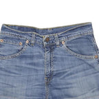LEVI'S Womens Denim Blue Shorts M W28 Casual Cotton Blend Summer Roll Hem