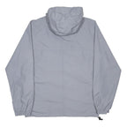 CARHARTT Mens Grey Nylon Hooded Jacket XS Zip Casual Outerwear Lightweight