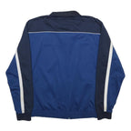 RUSSELL ATHLETIC Mens Blue & Navy Retro Track Zip Jacket 2XL Polyester