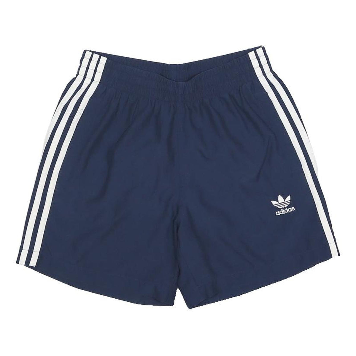 ADIDAS Mens Shorts Navy Blue Casual S W26 Three Stripes Trefoil Logo