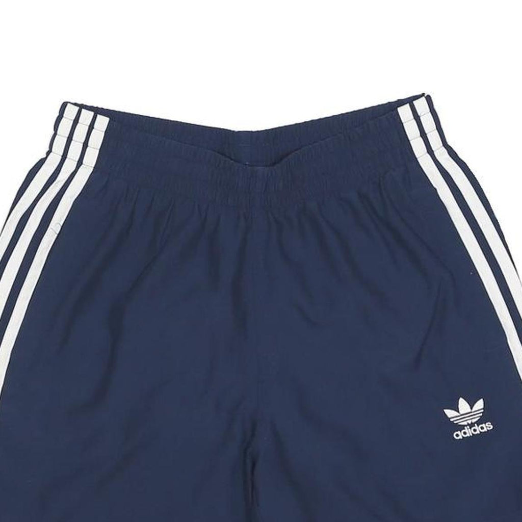 ADIDAS Mens Shorts Navy Blue Casual S W26 Three Stripes Trefoil Logo
