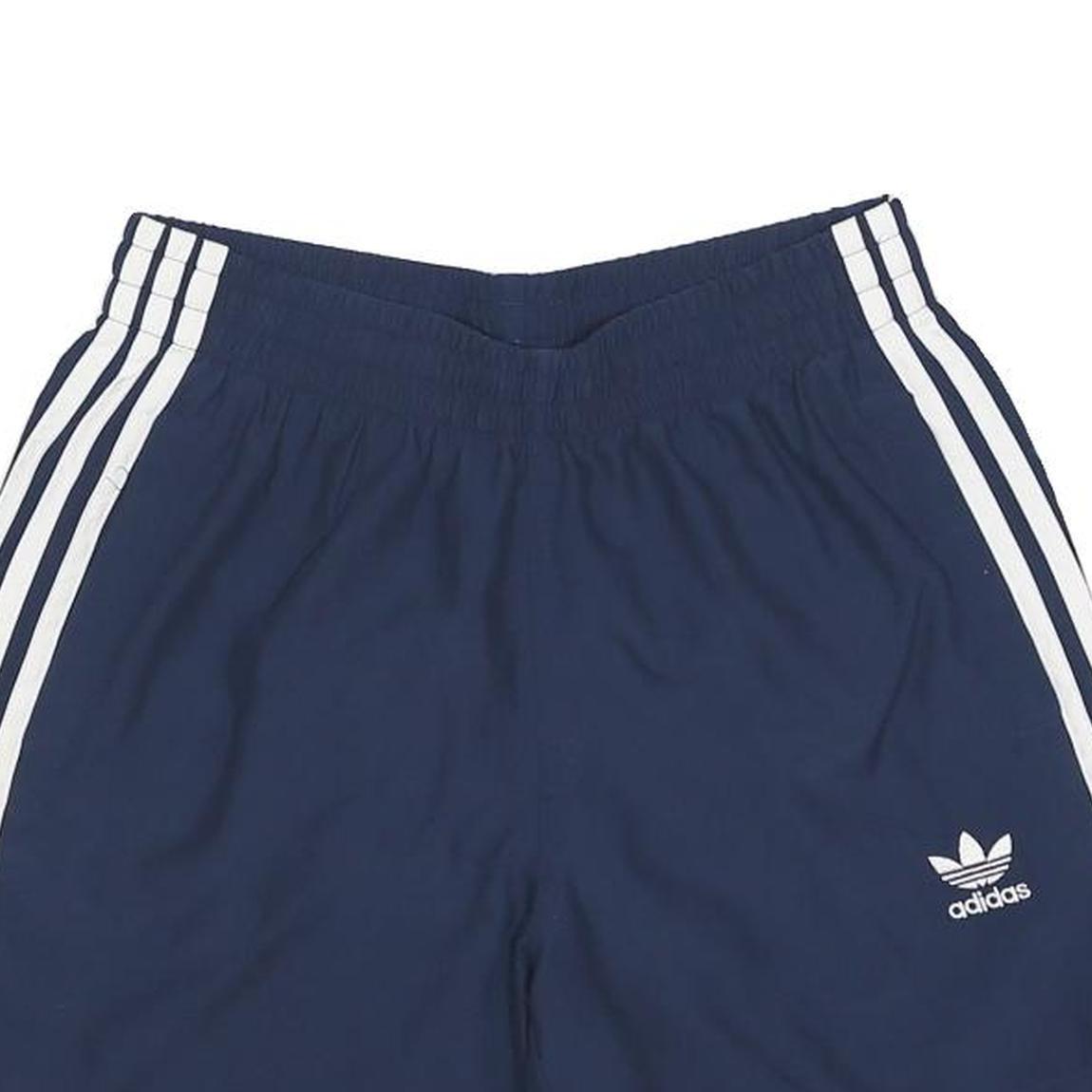 ADIDAS Mens Shorts Navy Blue Casual S W26 Three Stripes Trefoil Logo