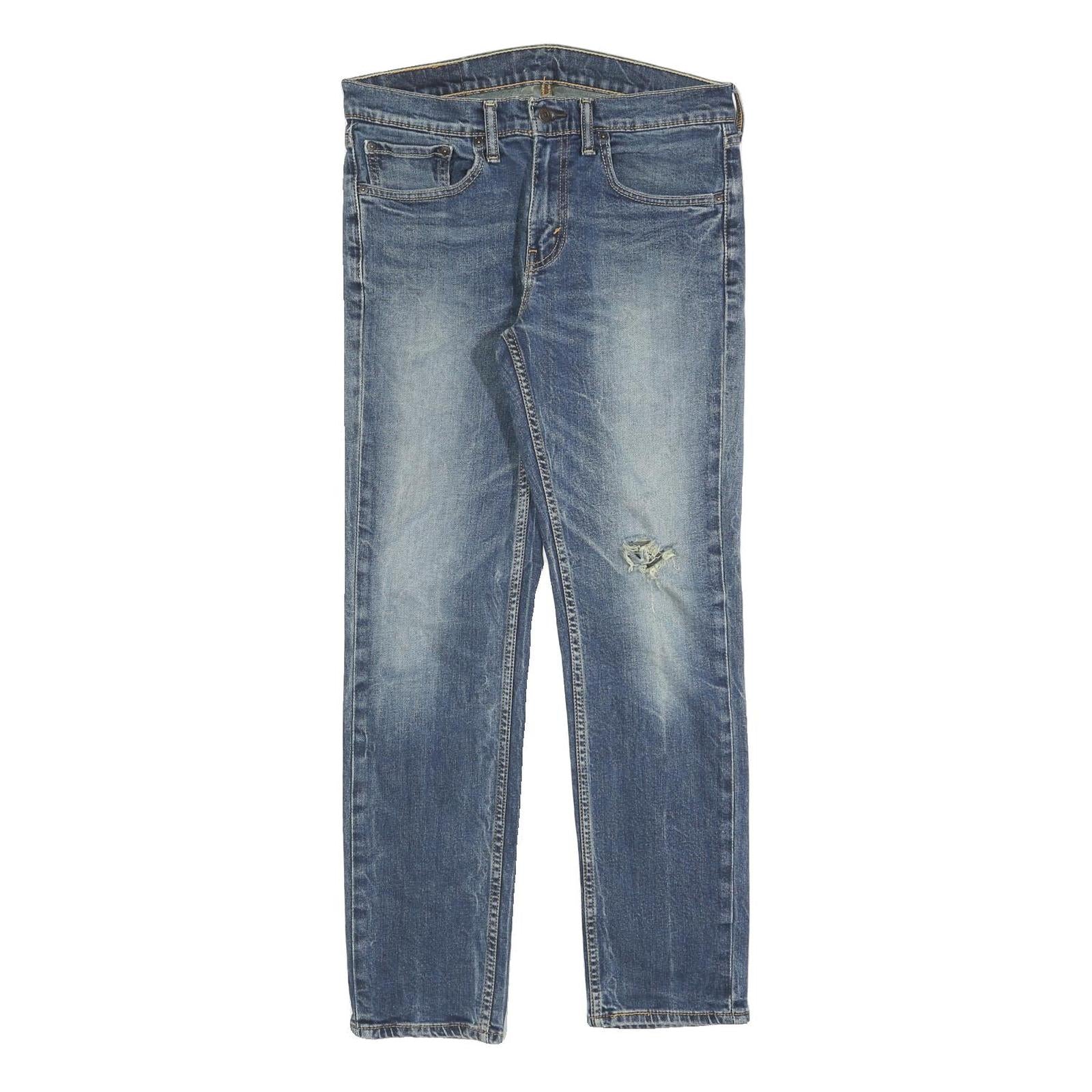 LEVI'S 511 Slim Mens Jeans Blue Slim Skinny Denim Medium W31 L30 Zip