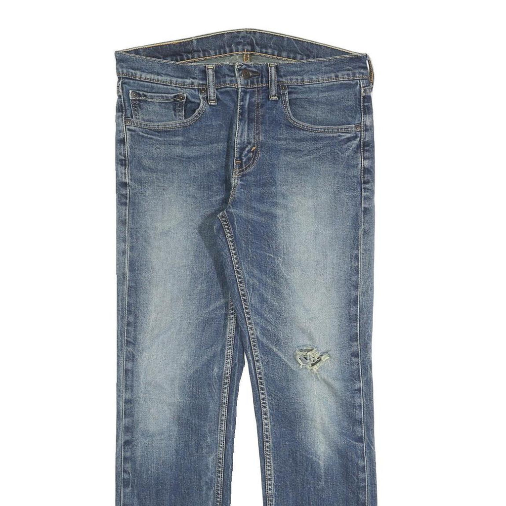 LEVI'S 511 Slim Mens Jeans Blue Slim Skinny Denim Medium W31 L30 Zip