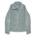 THE NORTH FACE Womens Grey Fleece Jacket S Polyester Zip Outdoor Casual Soft
