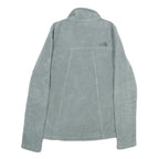 THE NORTH FACE Womens Grey Fleece Jacket S Polyester Zip Outdoor Casual Soft