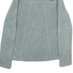 THE NORTH FACE Womens Grey Fleece Jacket S Polyester Zip Outdoor Casual Soft